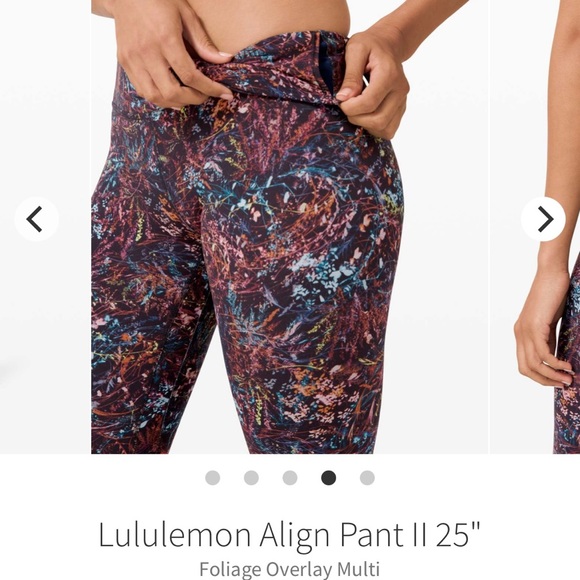 Lululemon Align Pant II 25" Foliage Overlay Multi - Picture 8 of 12